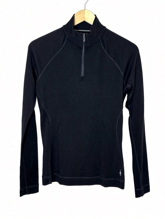 Smartwool Sweaters - Smartwool Merino 250 Black 1/4 Zip Thermal Base Layer 100% Merino Wool Women’s L